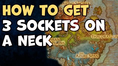 How to get 3 sockets on neck wow - Lewka: Get the lowest quality neck attachment. It’s not very clear, the item enchantments all add one socket, but the rank one will only add up to one socket total, the rank two will add one socket up to two sockets total, the rank 3, 1 socket up to 3 sockets total. Usually the rank 2 enchants are cheapest so you can buy 2 of those and one ...